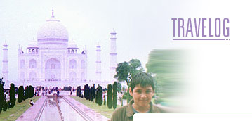 Keiran at the Taj